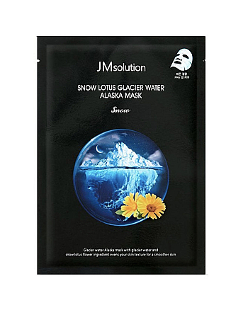 JMsolution Lotus Glacier Water Alaska - Маска тканевая с лотосом и ледниковыми водами аляски 30 мл - hairs-russia.ru